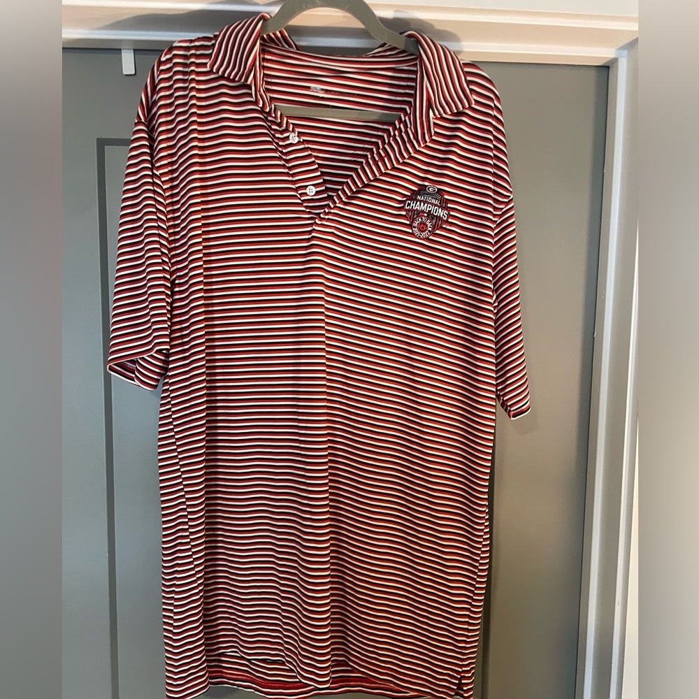 Onward Reserve University of Georgia (UGA) National Champs Golf Polo